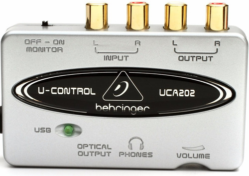 Interface De Audio Usb 2 Entrdas/salidas, Behringer Uca-202
