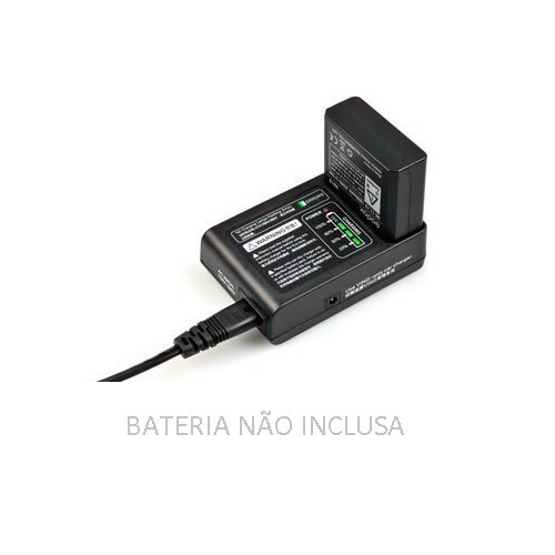 Carregador De Bateria Li-ion Vc-18 Para Speedlite Ving 8