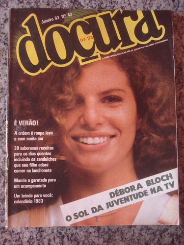 Revista Doçura 43 Débora Bloch Verão Janeiro De 1983 F832