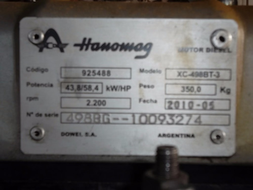 Imagen 10 de 16 de Motor Nuevo De Pala Michigan R45c - Otras Marcas