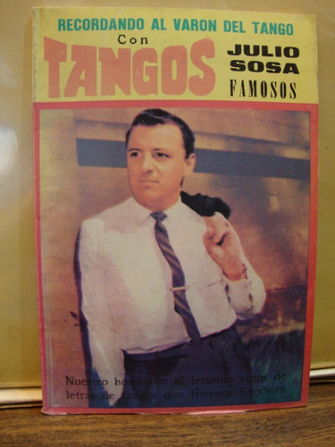 Recordando Al Varon Del Tango. Julio Sosa. Cancionero