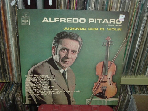 Alfredo Pitaro Jugando Con El Violin Vinilo Argentino