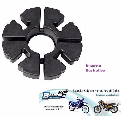 Kit Completo Bucha Coxim Borracha Coroa Cbx 250 Twister