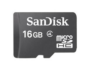 Tarjeta De Memoria Sandisk De 16 Gb Micro Sdhc