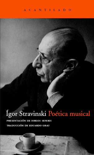 Poética Musical, Stravinski, Ed. Acantilado