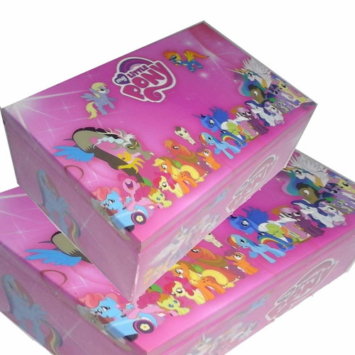 My Little Pony Cofre  De Madera Personalizado. (34x20x10)