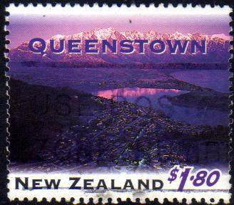 Nueva Zelanda Sello Espectaculares Vistas Nocturnas Año 1995