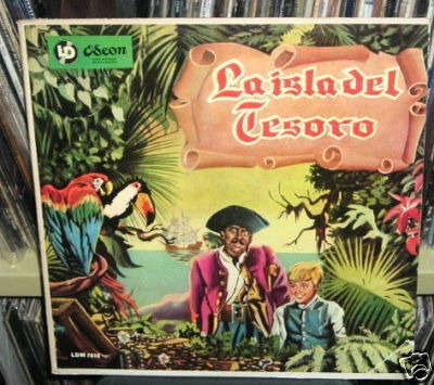 Jose Maria Ovies La Isla Del Tesoro Stevenson En Cast Lp Arg