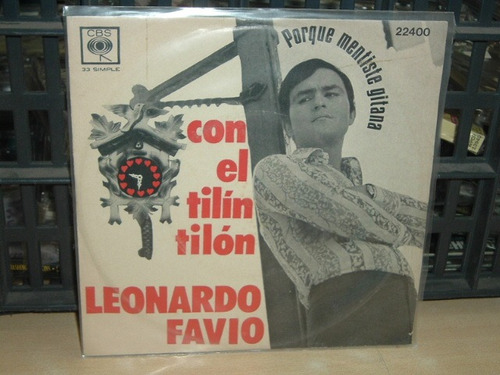 Leonardo Favio Con El Tilin Tilon Simple Argentino C/ Tapa