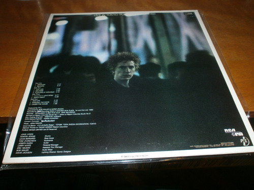 Public Image Limited Live In Tokyo 2lp Pil
