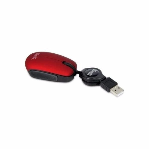 Mouse Usb Retractil Klipx Klip Xtreme Kmo-130r Rojo