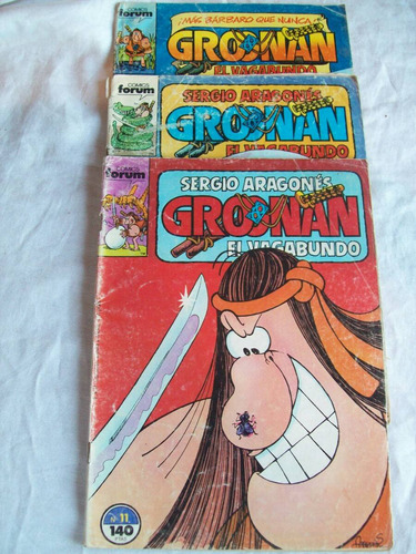 Lote De 3 Revistas Groonan El Vagabundo