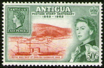 Antigua Un Sello Nuevo Filatelia = Barco Correo Año 1962 