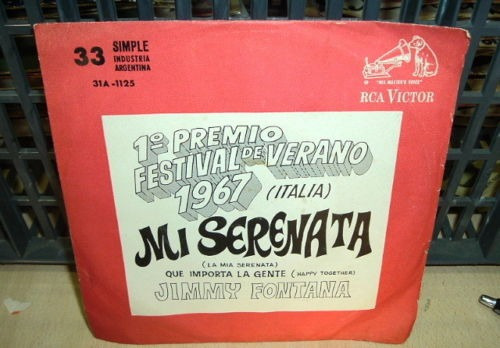 Jimmy Fontana Mi Serenata Simple C/tapa Argentino