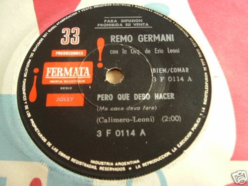 Remo Germani Pero Que Debo Hacer Simple Argentino Promo