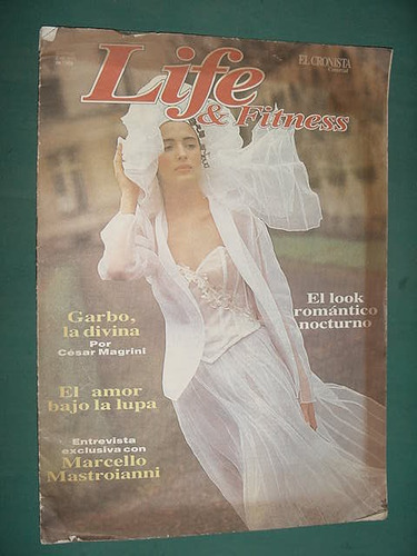 Revista Life Fitness 2/4/89 Greta Garbo Marcello Mastroianni