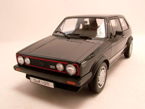 Volkswagen Vw Golf I Gti Negro 1:18