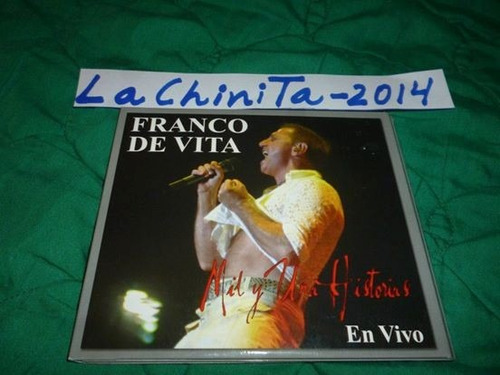 2 Cd Y 1 Dvd De Franco De Vita # Mil Y Una Historias En Vivo
