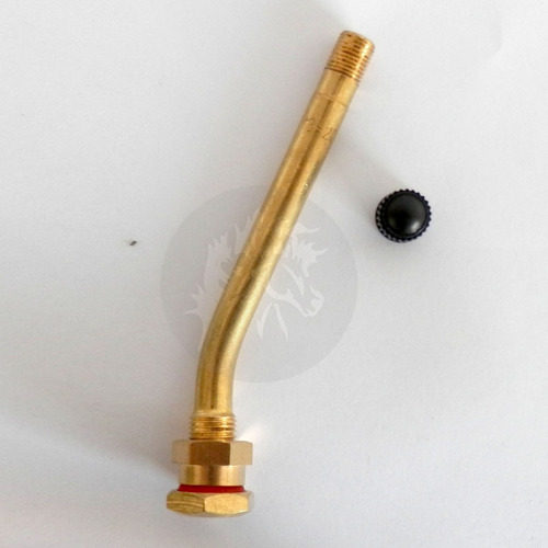 Imagen 2 de 4 de Kit 4 Valvulas Picos Bronce Para Llanta Camion Cavallino