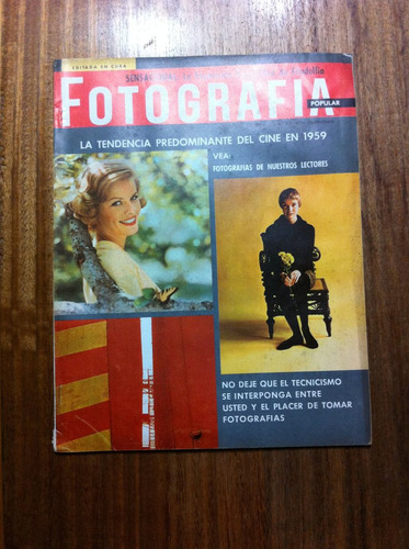 Revista Fotografía Popular Nº4  Antigua  Octubre Año 1959