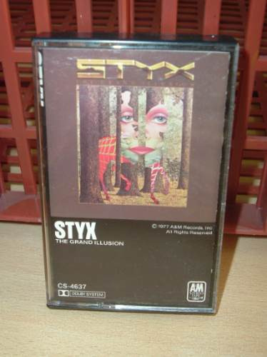 Styx The Grand Illusion Cassette Americano