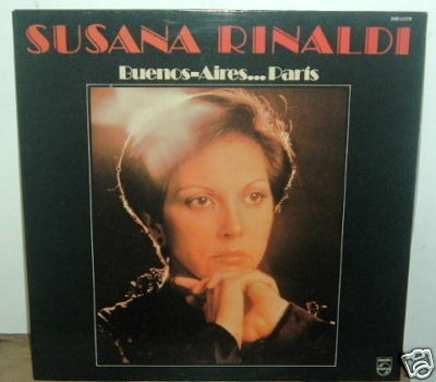 Susana Rinaldi Buenos Aires Paris Vinilo Argentino Promo