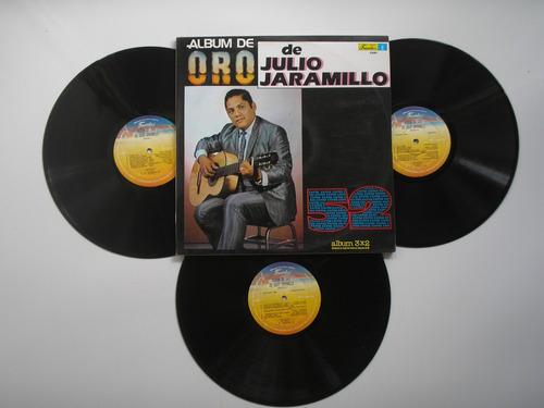 Lp Vinilo Julio Jaramillo Album De Oro 52 Exitos 3lps Nuevo