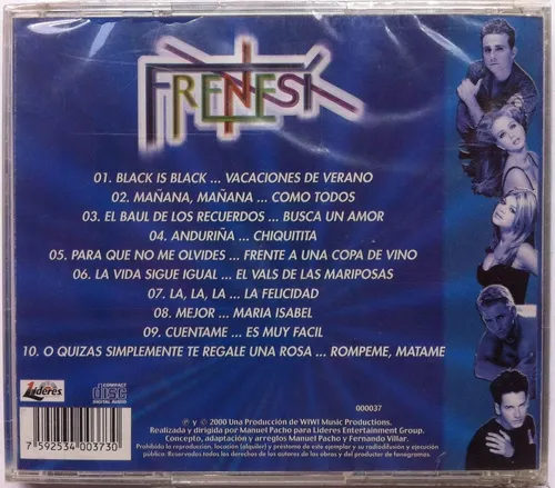 Frenesí. Cd Original, Nuevo