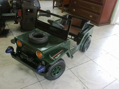 Jeep Willis Antiguo Metalico De Coleccion Restaurado