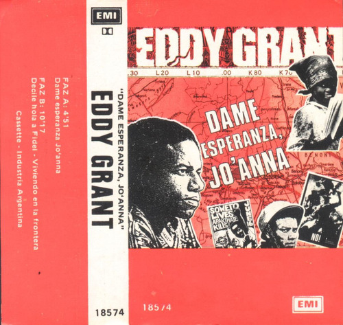 Vendo Cassette Original De Eddy Grant Dame Esperanza Jo'anna