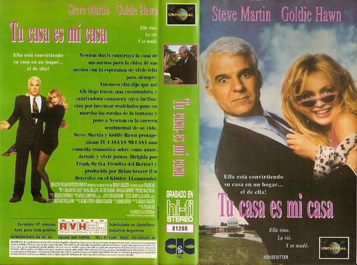 Tu Casa Es Mi Casa Vhs Steve Martin Goldie Hawn 1992
