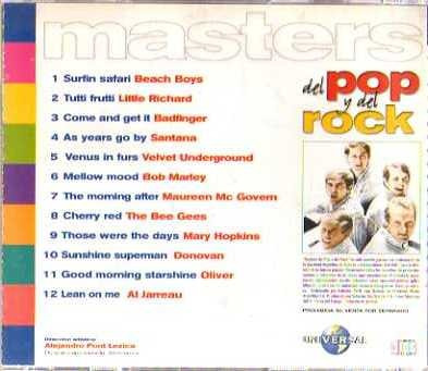 Masters Del Pop Y Del Rock 50 - Cd Original