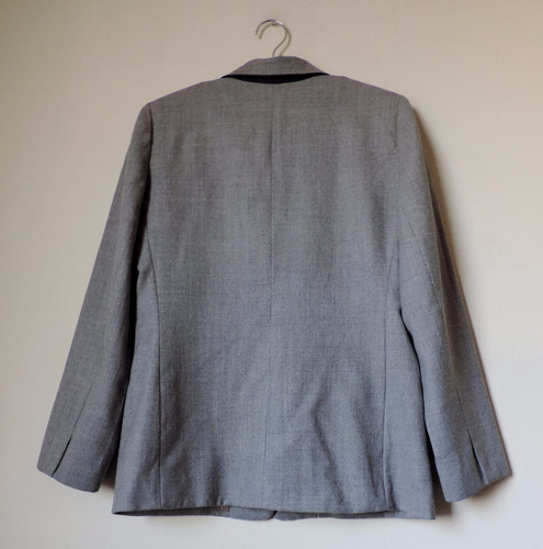 Blazer Gris De Lanilla