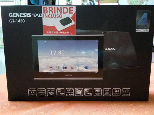 Tablet 10'' Genesis Tab Gt 1450  Bt Wifi Tv Digital 1gb Ram
