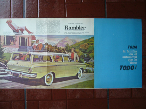 Rambler Cross Country Publicidad Gráfica / Año 1963