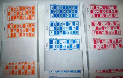 8064 Cartones Para Lotto Bingo Loteria 4 Paquetes Danielhds