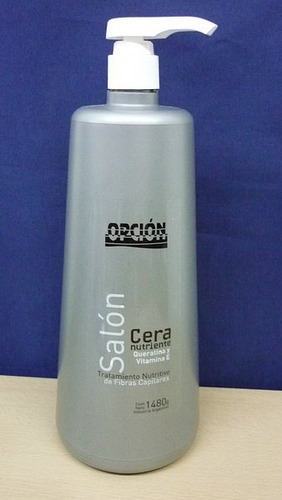 Imagen 3 de 4 de Cera Nutriente Opcion Salon 1480gr Restaura Nutre Y Protege