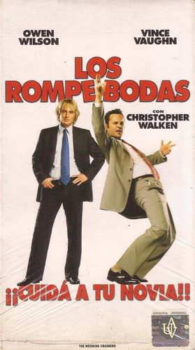 Los Rompebodas Vhs Wedding Crashers Owen Wilson Vhs Sin Caja