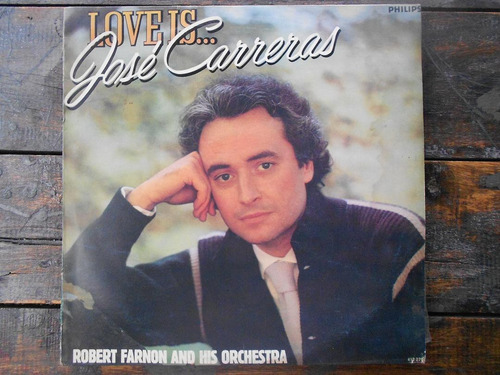 Jose Carreras Love Is Lp Vinilo Promo Ex