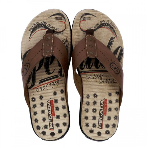 Chinelo Masculino Pegada Nobuck Oil Verão 30720 Original