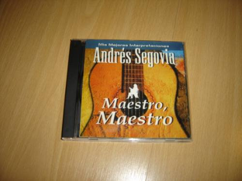 Andres Segovia Maestro Cd Descatalogado Guitarra Clasica