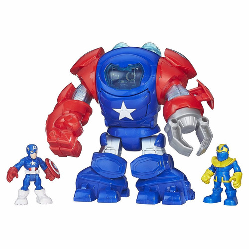Space Command Armor Capitán América Thanos Marvel Playskool
