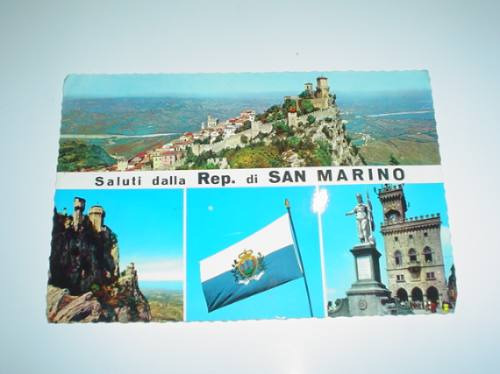 Gran Postal San Marino P.marzari Schio 110 Palazzo Estatua