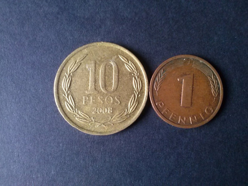 Moneda Alemania Federal 1 Pfenning 1982 Ceca J Bronce (c28)