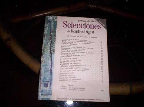 Revista Selecciones Reader's Digest Febrero 1964