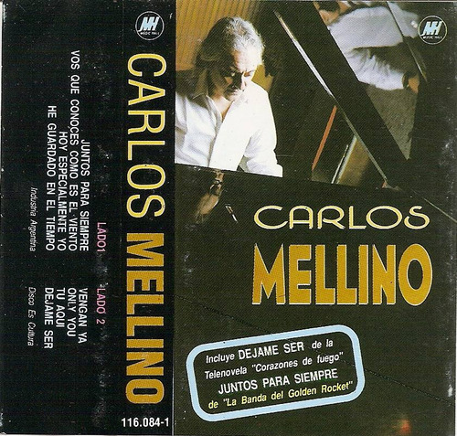 Carlos Mellino Cassette Alma Y Vida 1992 Como Nuevo