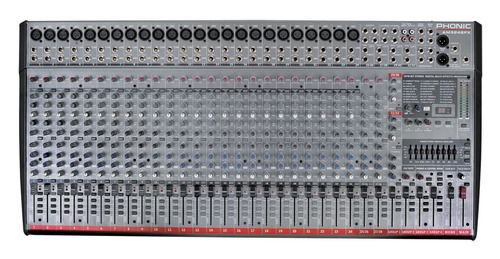 Phonic Am3242fx Mixer De 32 Canales, 24micr/linea + 4st