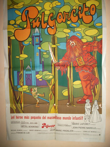 Poster Pelicula * Pulgarcito * Año 1972 Original