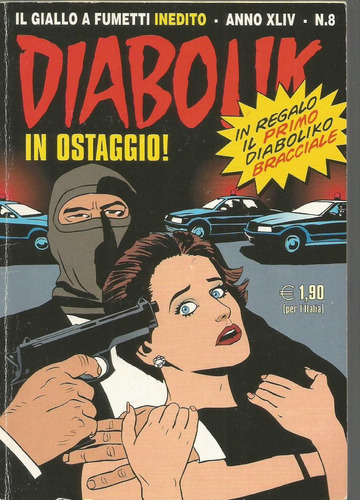 Diabolik Italiano 08 Ano 44 - Astorina - Bonellihq Cx306 C21