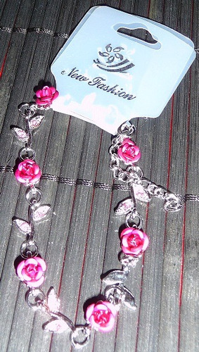 Pulsera Rosas Flores Divina Amor Love Enamorado San Valentin